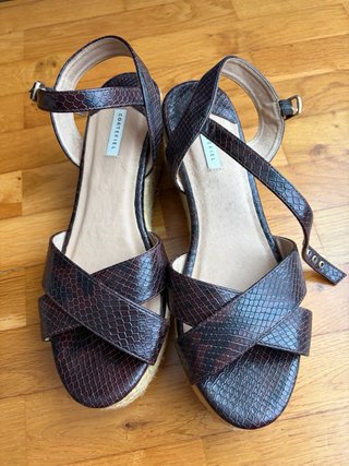 Sandalias esparto Cortefiel