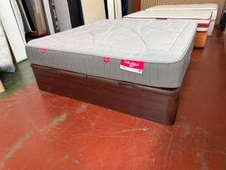 180x190 KING SIZE  CANAPE FLEX MADERA WENGUE TAPA