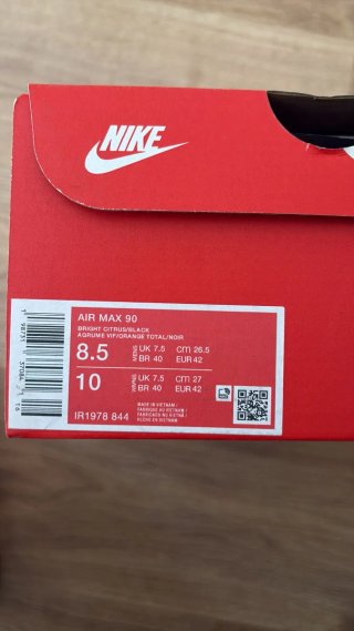 Nike Air Max 90 Hypervenom Naranja/Negro
