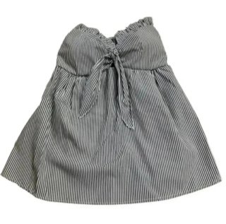 Top donna fascia con fiocco righe
