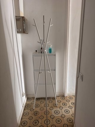Perchero Blanco Ikea EKrar