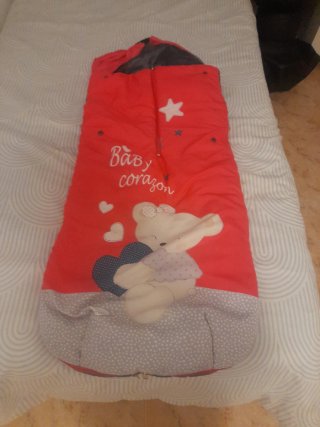 Saco para carrito bebé rojo
