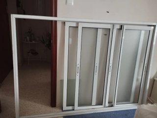 Ventana aluminio 4 hojas