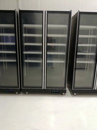 Armario Refrigerador 2 Puertas Cristal
