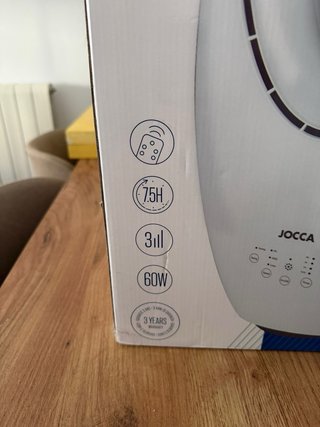 Ventilador sin aspas con sistema de oscilación.