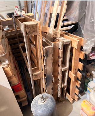Palets de madera para carga