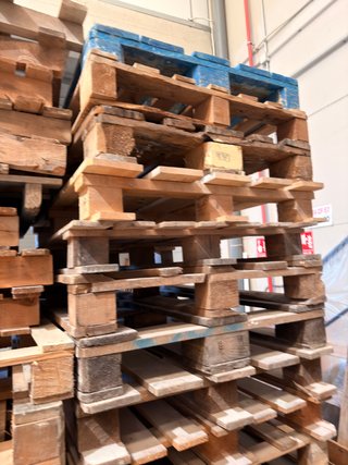 Palets de madera para carga