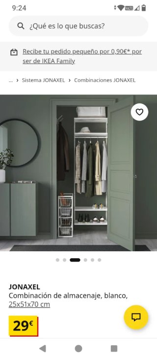 Mueble organizador de metal blanco Ikea