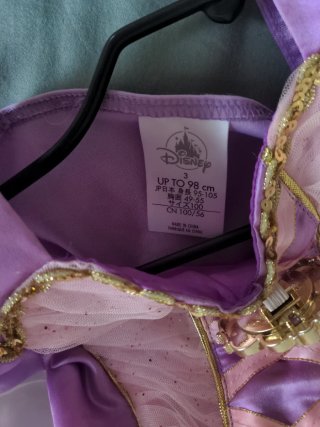 Disfraz Princesa Disney Rapunzel Talla 98 cms