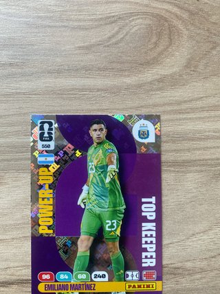 Cromo Panini Mundial Emiliano Martínez Top Keeper