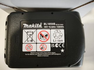 Batería Makita 18V BL1860B