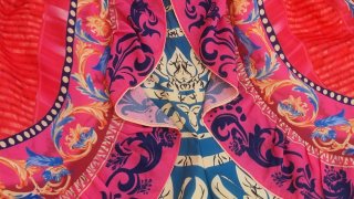 Falda pantalón M estampado floral