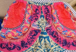 Falda pantalón M estampado floral
