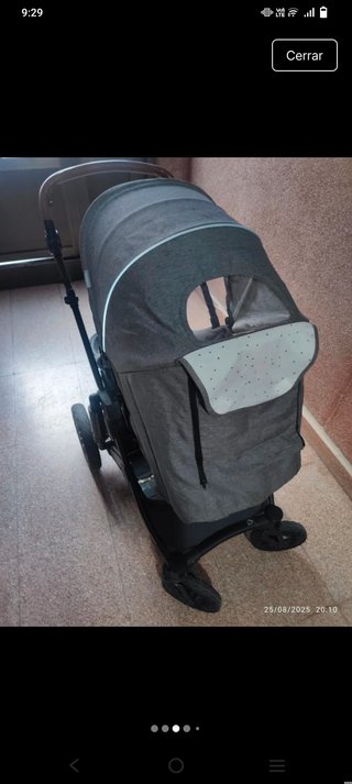 Carrito bebé: capazo + silla grupo 0