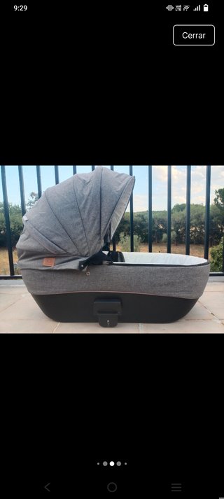 Carrito bebé: capazo + silla grupo 0