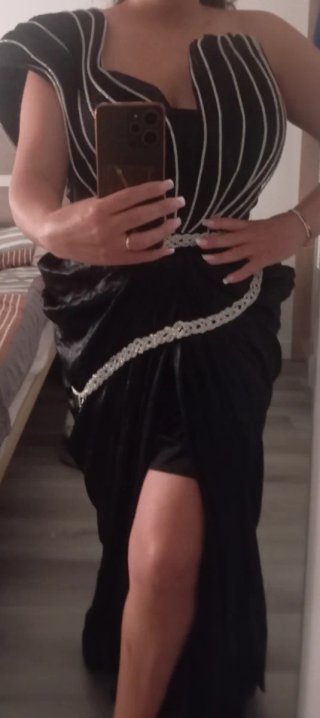 Vestido de fiesta negro Smilprince