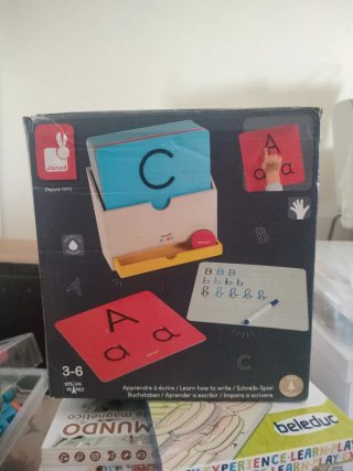 Janod Aprender a Escribir Letras Madera