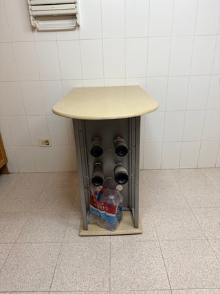 Mesa para cocina tipo barra y meta
