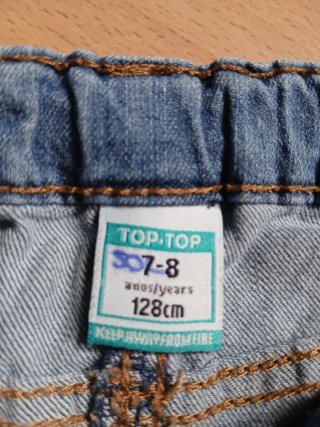 Top - Top Falda vaquera Talla 7-8 años
