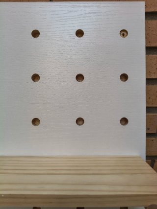 Estantería Tablero Perforado Madera