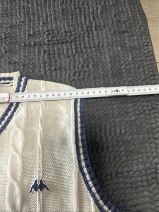 Gilet Kappa Vintage Scollo V Taglia M