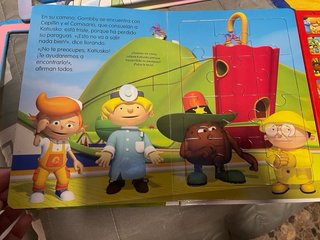 Un Día en Isla Verde con Gombby. 2 Libros Puzzles