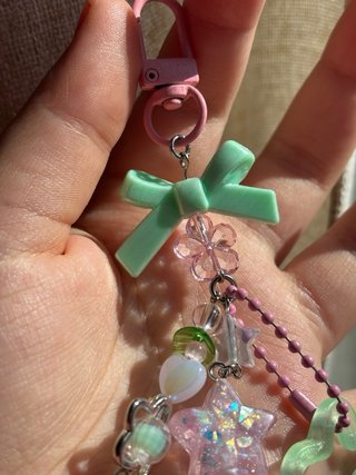 Portachiavi Kawaii con Fiocchi e Stelle e lollipop