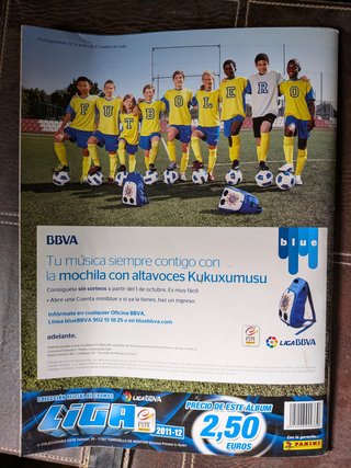 Álbum Cromos Liga BBVA 2011-12 Panini