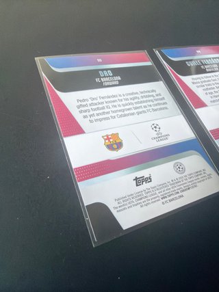 Cromos Topps RC FC Barcelona