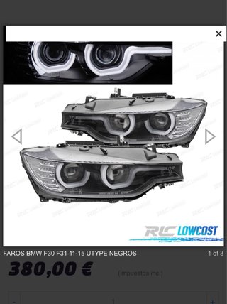 faros serie 3 f30