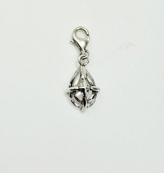 COLGANTE GOTA CON PIEDRA DE PLATA DE 925. P 1.7g