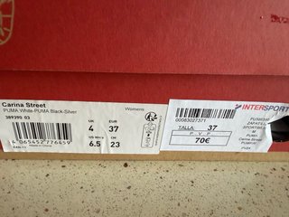 Zapatillas Puma Talla 37 Nuevas