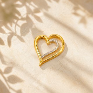 Colgante Corazón Oro 18kl COR-TRA2366