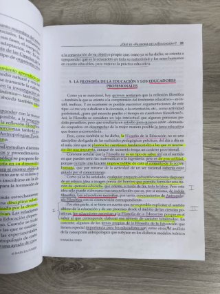 Filosofía de la educación Cuestiones de hoy y d...