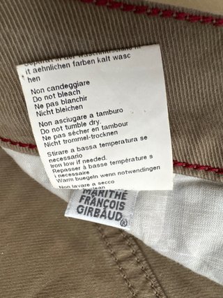 Marithé + Francois Girbaud pantaloni vintage beige