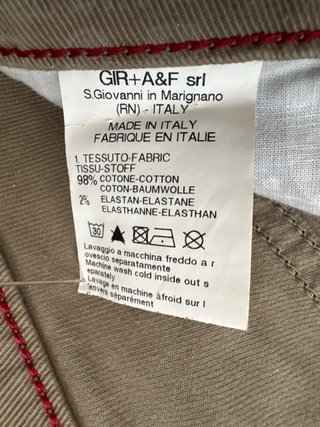 Marithé + Francois Girbaud pantaloni vintage beige