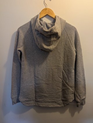 Adidas Originals Grey Hoodie Dress Long Sweatshirt