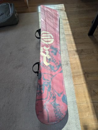 Tabla Snowboard Santa Cruz 163cm + Fijaciones