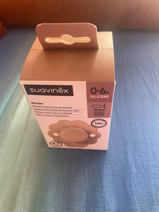 Chupete silicona 0-6m + pinza