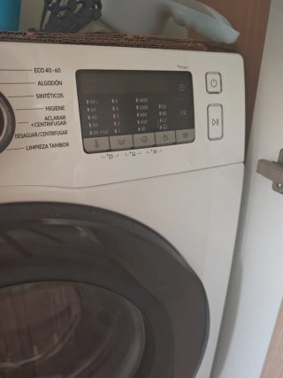 Lavadora Samsung 8 kg blanca