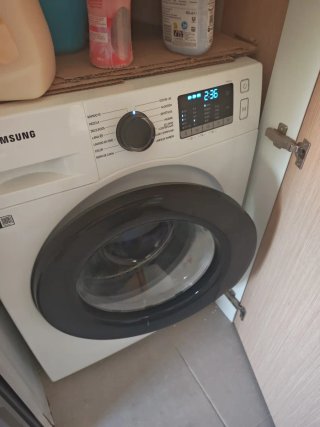Lavadora Samsung 8 kg blanca