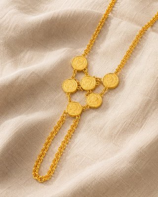 Pulsera monedas Oro 18kl JAE-TRA2395