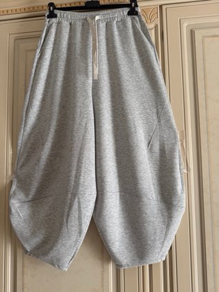 Pantaloni tuta ballon estivi grigi