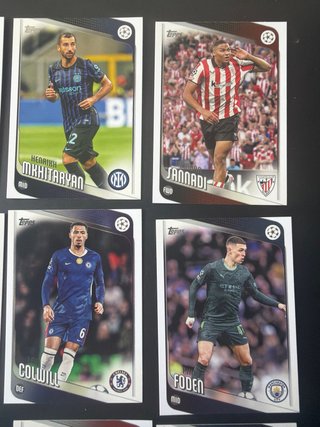 Cromos Topps Champions League 2025/26
