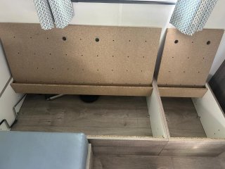 Sofá Cama Gris para Mobilhome