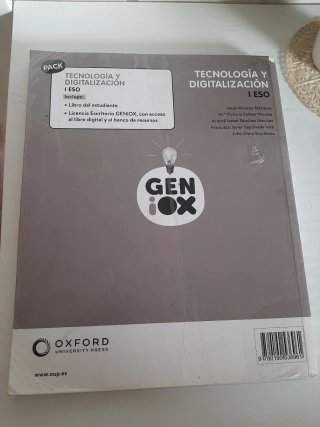 Tecnología y Digitalización I ESO. Libro del es...