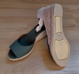 Nuevo Castañer Alpargatas Verde Talla 39