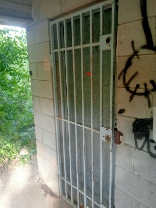 Reja de hierro para puerta