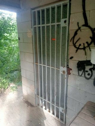 Reja de hierro para puerta