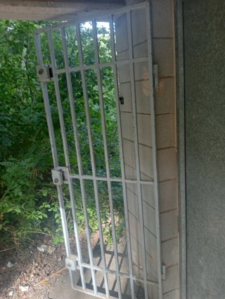 Reja de hierro para puerta